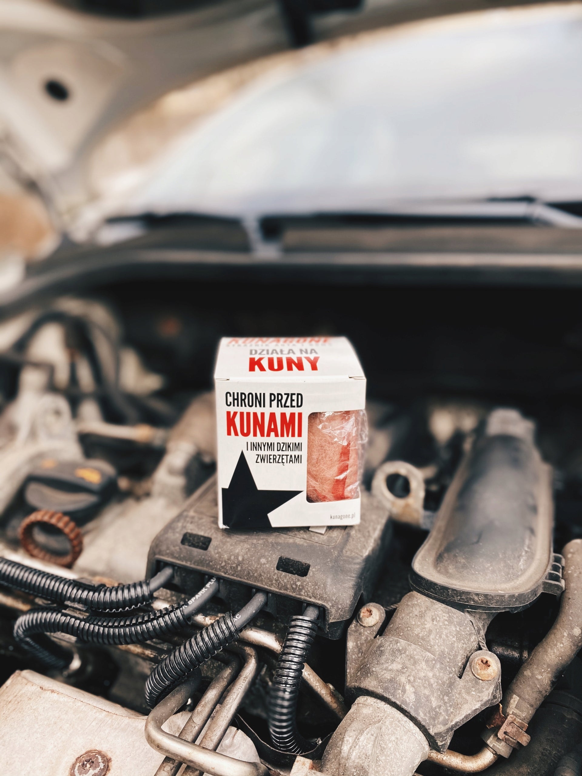 NATURAL MARTENS REPELLENT FOR CAR KUNAGONE AGAINST MARTENS 4x1-PACK Manufacturer code KUN02PL