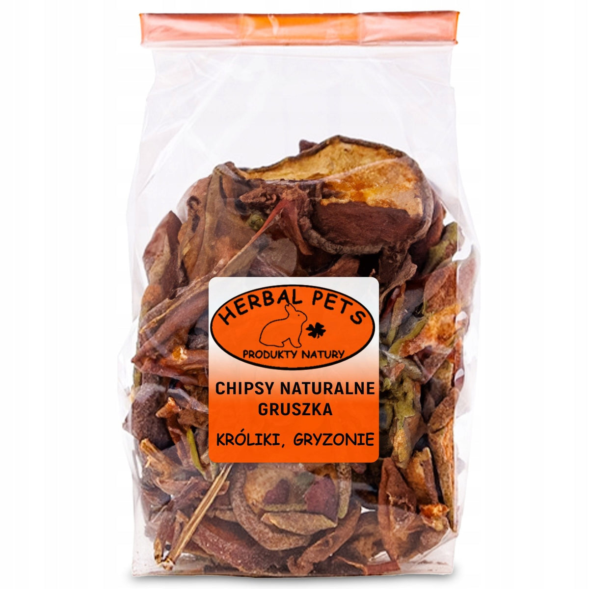 NATURAL PEAR CHIPS FOR RABBIT RODENTS DELICACY 75G