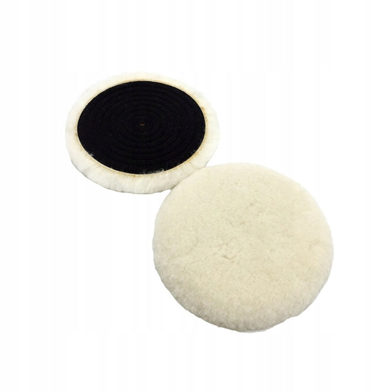 NATURAL POLISHING FUR FASTENED WITH VELCRO 125MM POLISHING PAD Brand Glam