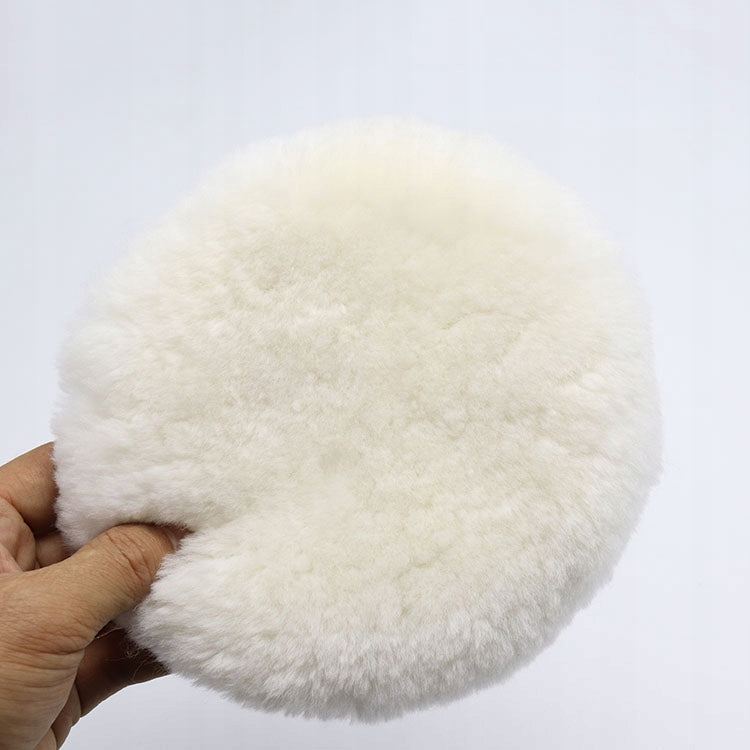 NATURAL POLISHING FUR FASTENED WITH VELCRO 125MM POLISHING PAD Product weight with unit packaging 0.01 kg