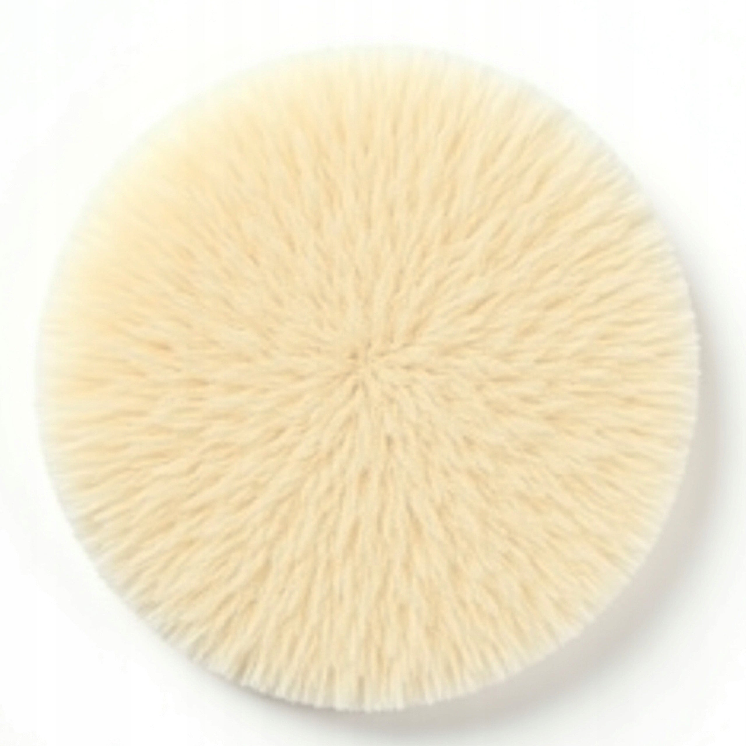 NATURAL POLISHING FUR FASTENED WITH VELCRO 125MM POLISHING PAD