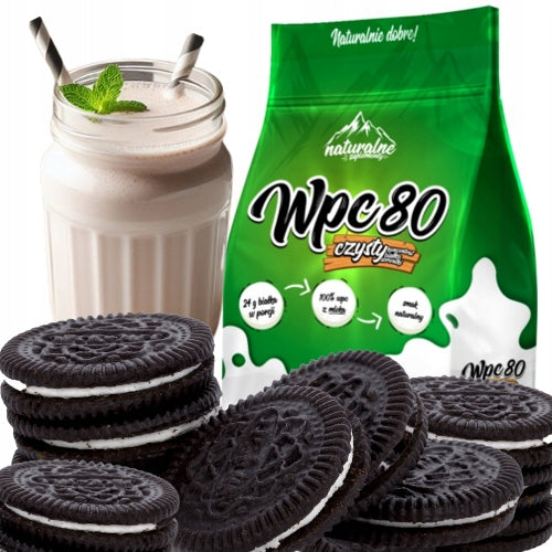 NATURAL PROTEIN powder concentrate WPC 80 without additives CAKE 700g