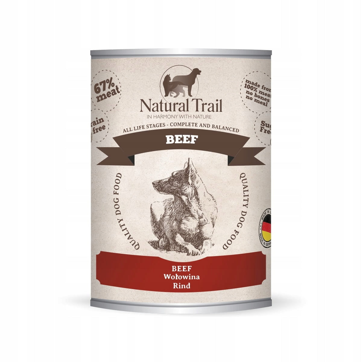 NATURAL TRAIL Mono Beef Can 800g Beef