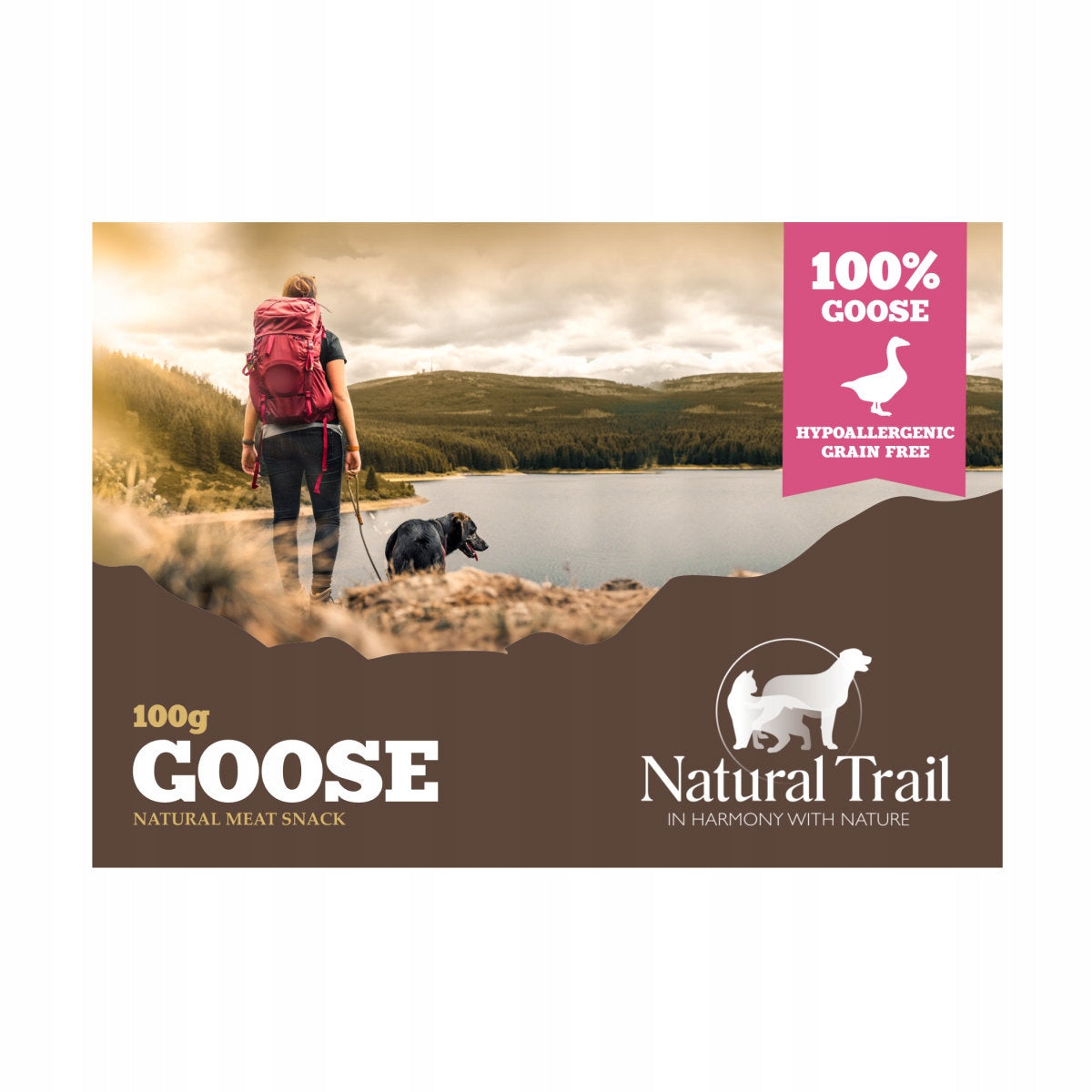 NATURAL TRAIL teether 100g GOOSE Brand Natural Trail