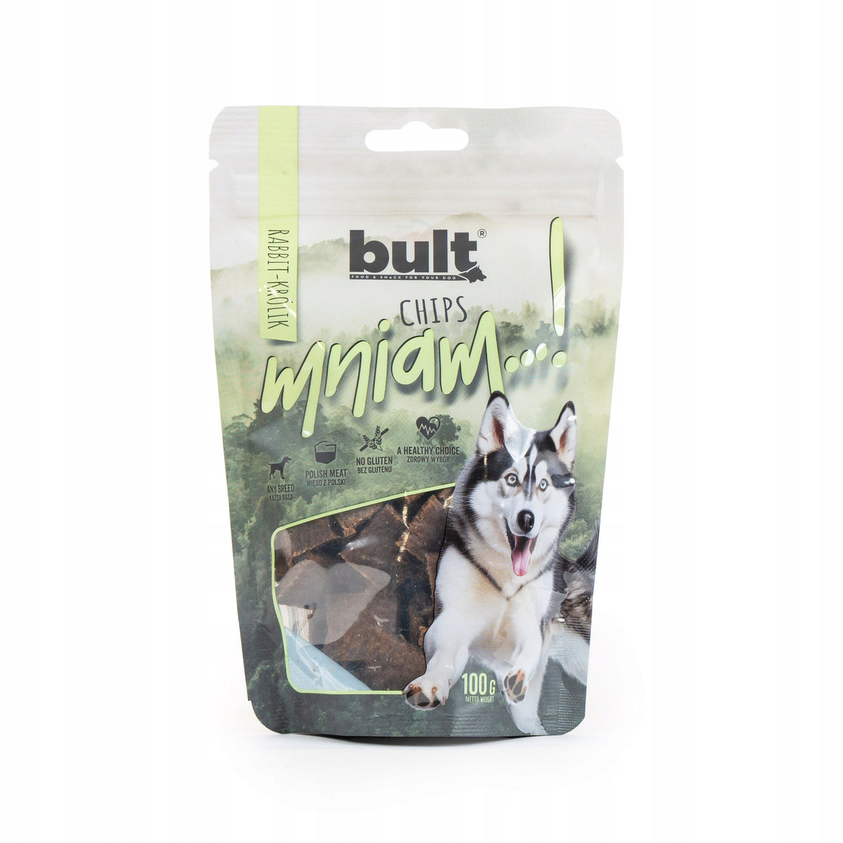 NATURAL TREAT BULT Dog Teether Chips with Rabbit 100g Flavor rabbit