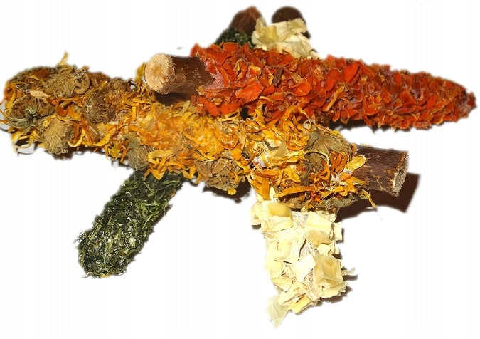 NATURAL TWIGS FOR RODENTS HAMSTER RABBIT PIGS Snack GRAIN FREE Brand Gami