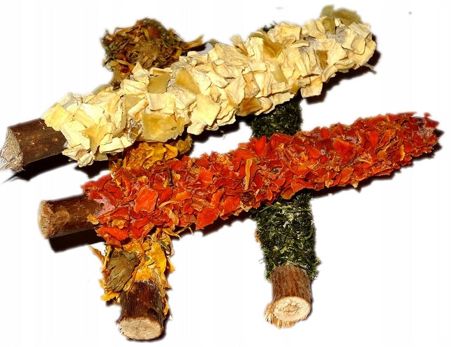 NATURAL TWIGS FOR RODENTS HAMSTER RABBIT PIGS Snack GRAIN FREE