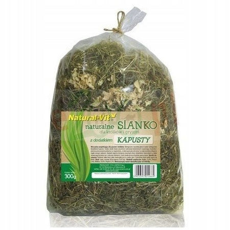 NATURAL-VIT Hay for rodents with cabbage 300g