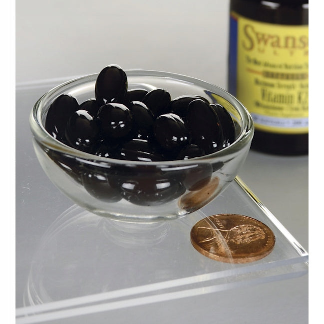 NATURAL VITAMIN K2 MK-7 200mcg BONES SWANSON Packaging status original