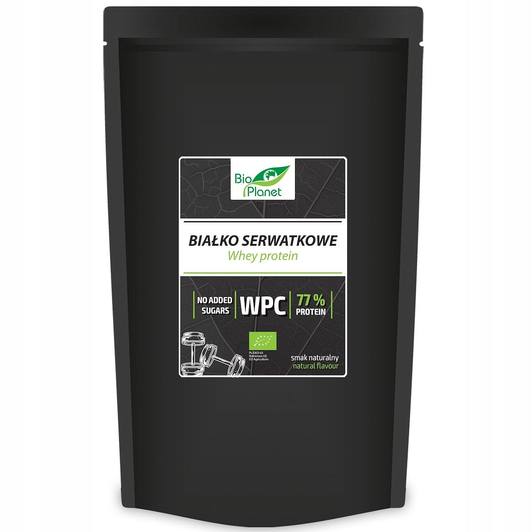NATURAL WHEY PROTEIN (WPC 77) BIO 500 g - BIO PLANET