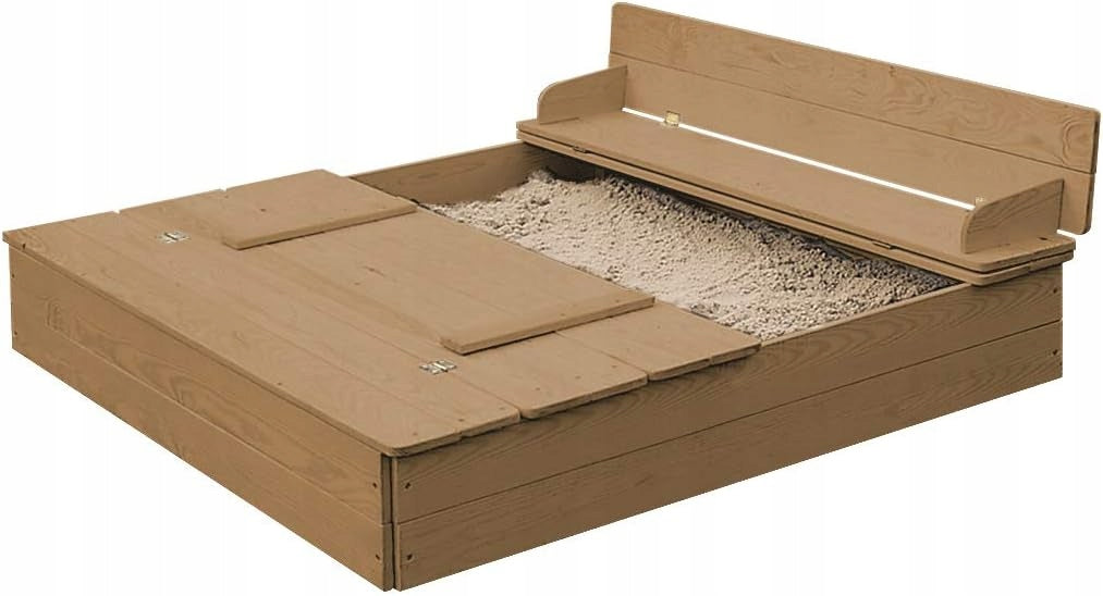 NATURAL WOODEN SANDBOX ROBA 456017TE CLOSED