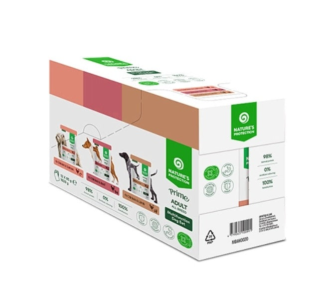 NATURE'S PROTECTION PRIME Adult Dog Set 12x85g