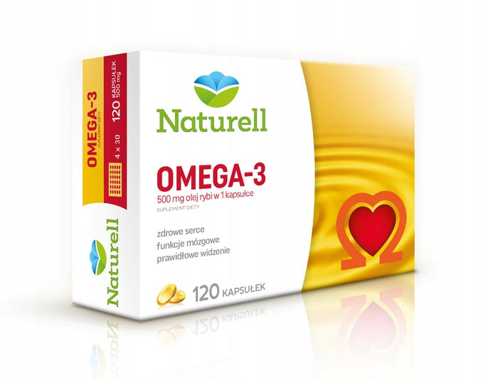 NATURELL Omega-3 capsules 0,5 g 120 capsules - USP