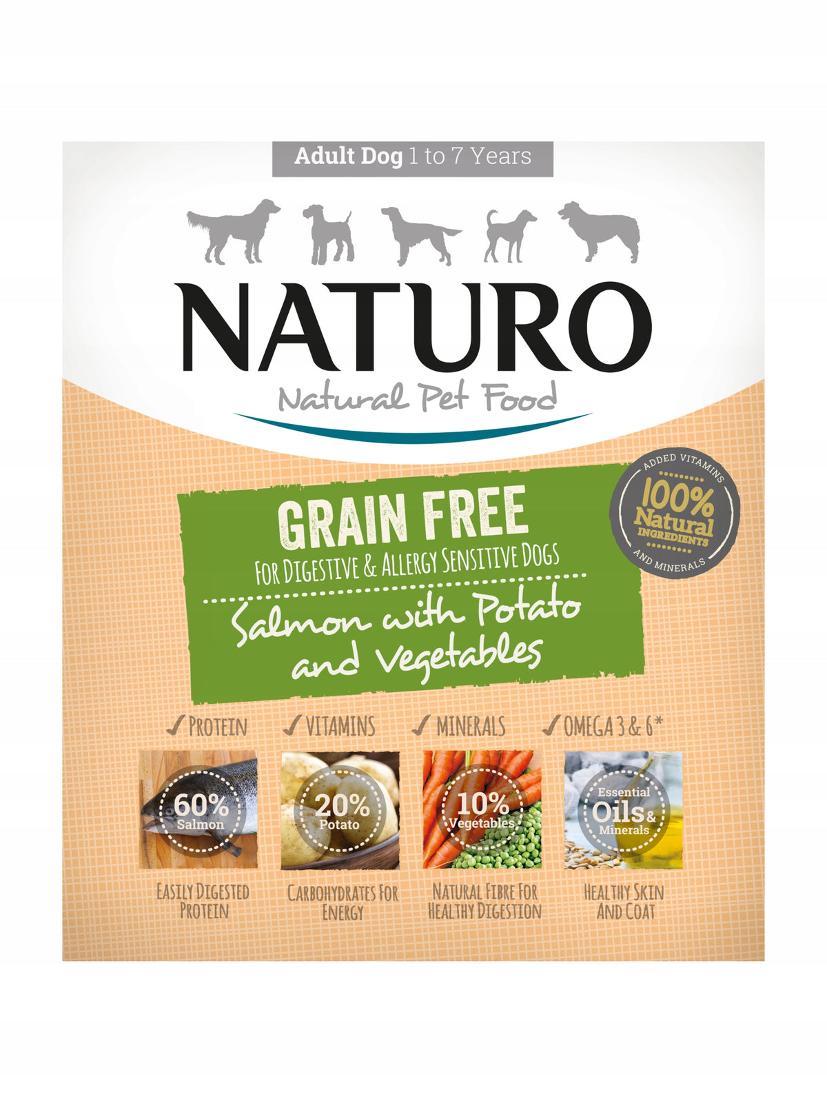 NATURO GRAIN FREE -SALMON 400 g