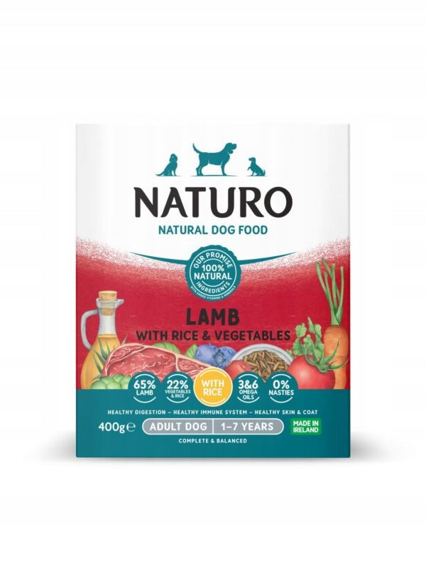 NATURO Lamb with rice & vegetables LAMB TRAY 400g