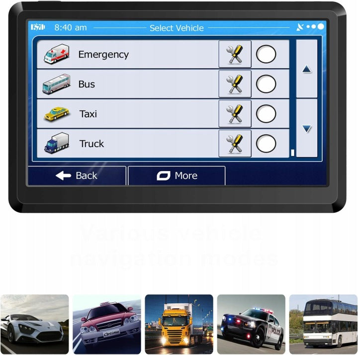 NAVIGATION GPS 7" TRUCK TIR BUS TAXI TRUCK BUS Manufacturer code X20-1-S