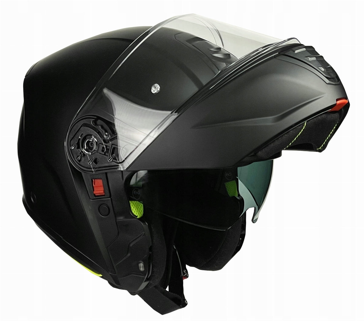 NAXA F07 MOTORCYCLE HELMET JAW MATT BLACK PINLOCK XL Packaging status original