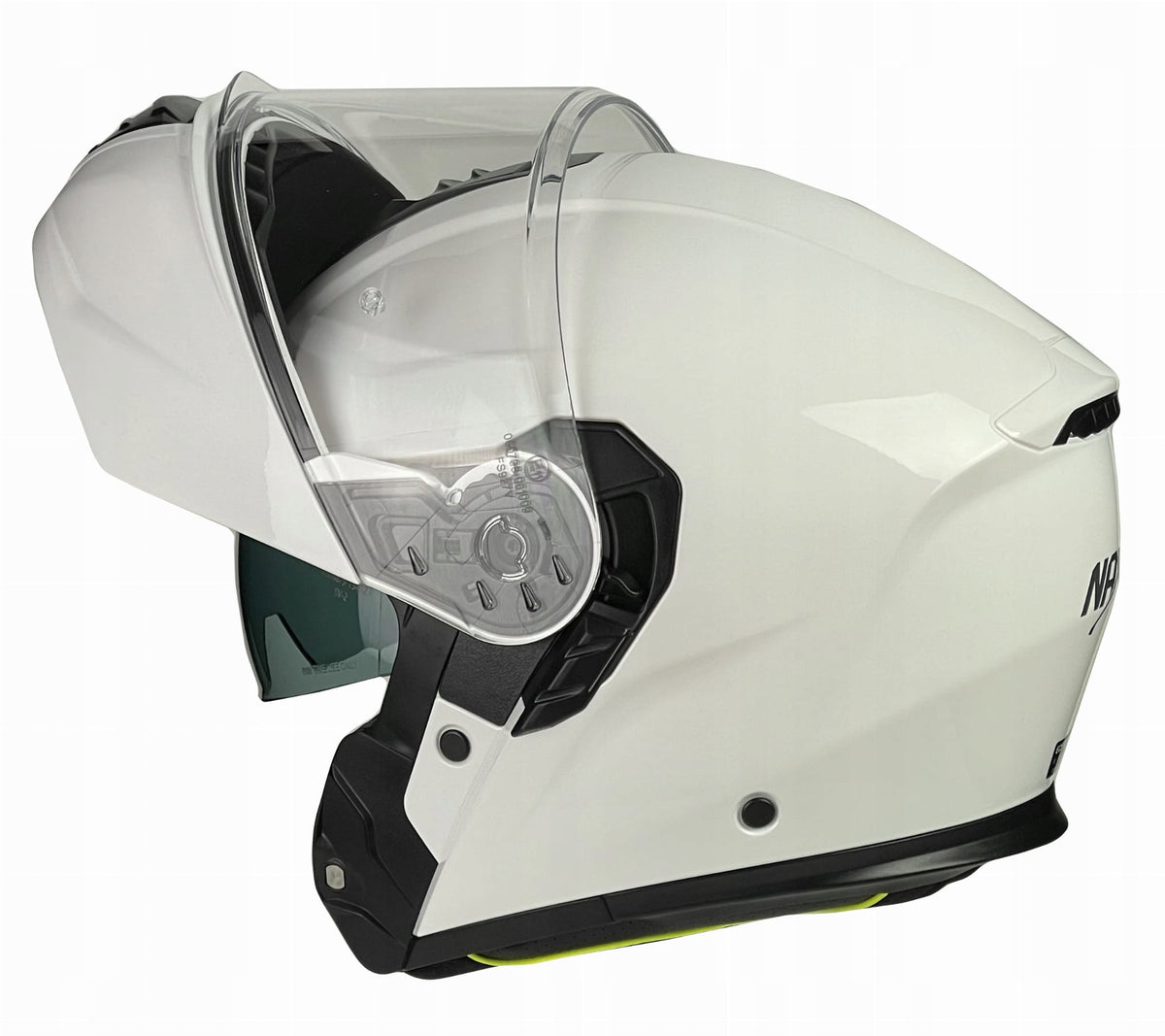 NAXA F07 MOTORCYCLE HELMET JAW WHITE PINLOCK XXL Size XXL