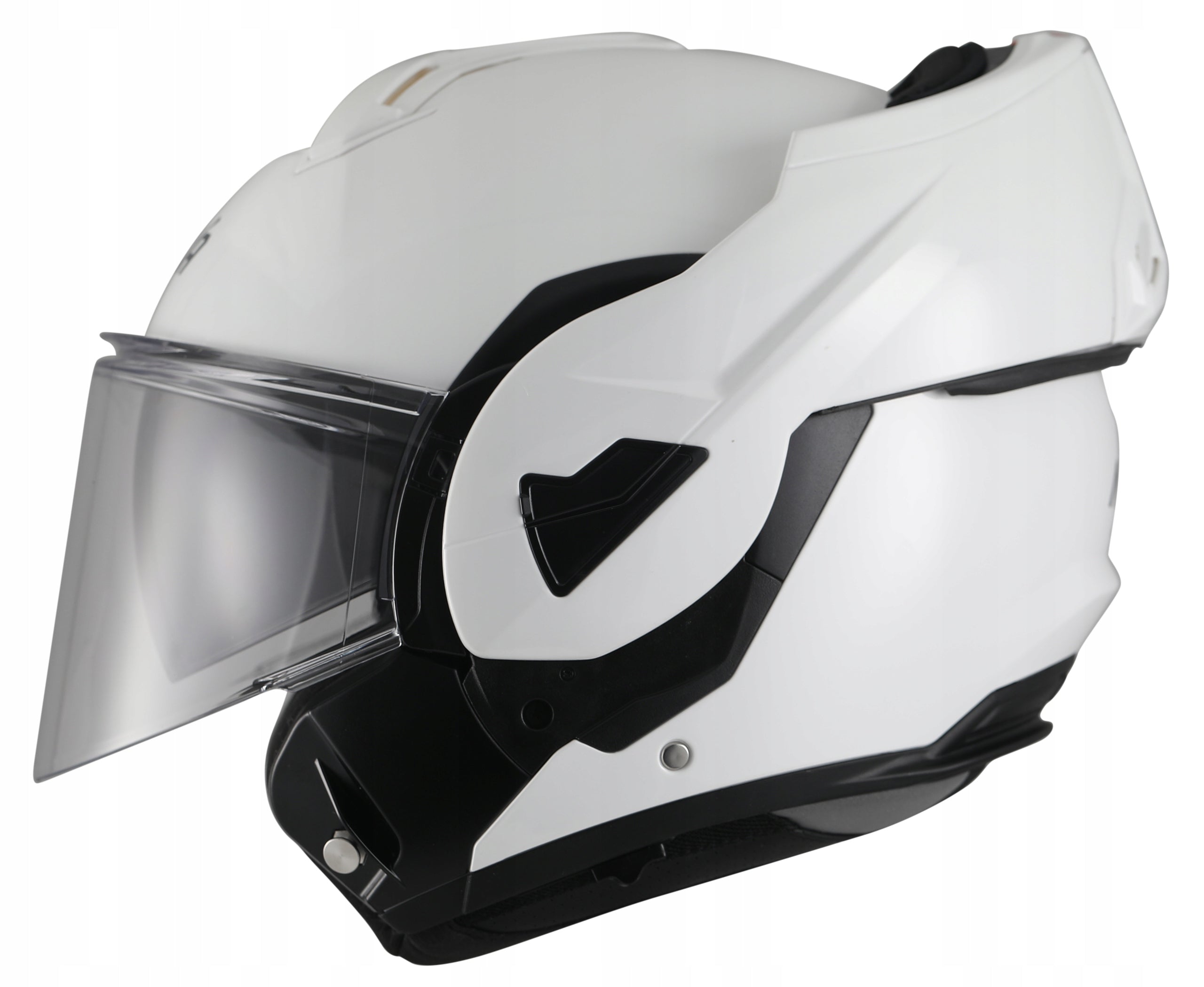 NAXA MOTORCYCLE JAW HELMET FF1 r.M|RAISED JAW BACK|PINLOCK