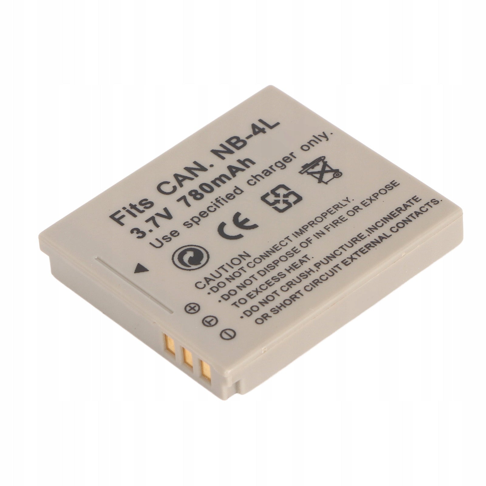 NB 4L Camera Rechargeable Lithium-Ion Battery 780mAh 3,7V CN Replacement Battery Manufacturer code AG250807016417