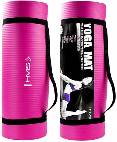NBR FITNESS MAT FOR EXERCISE 15MM PINK SOFT THICK