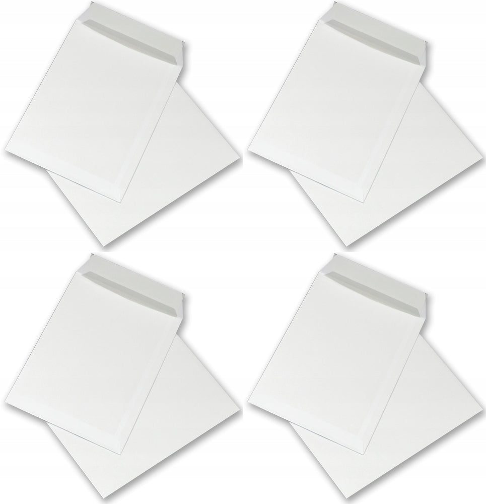 NC Standard Envelope, B4, with HK Strap, 10 Pieces, White x4
