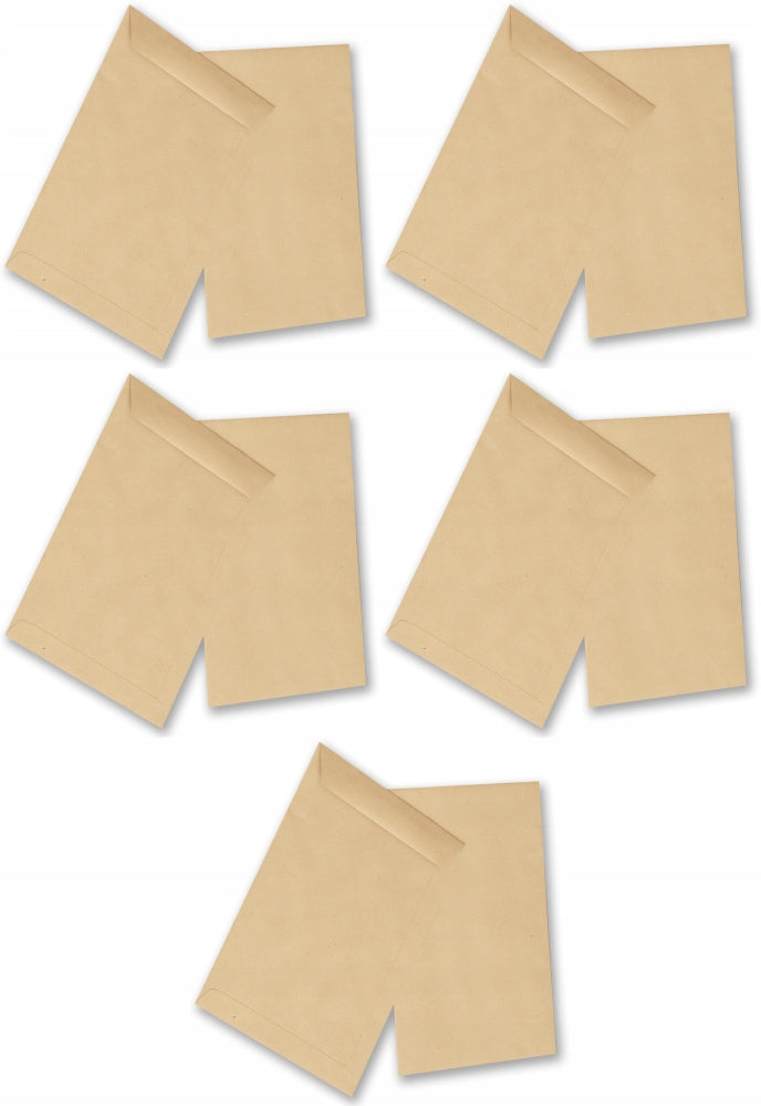 NC Standard Envelope, C4 Wet Glued NK, 250 Pieces, Brown