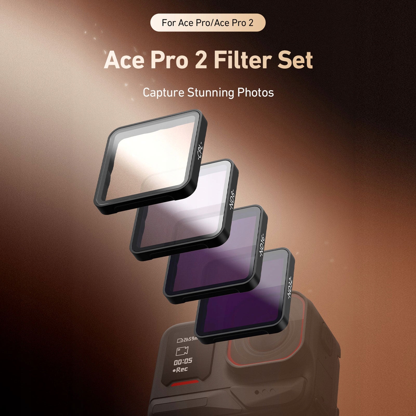 ND PL Filter Kit for Insta360 Ace Pro2/Ace Pro Lens Accessories 4 LZ Brand no brand