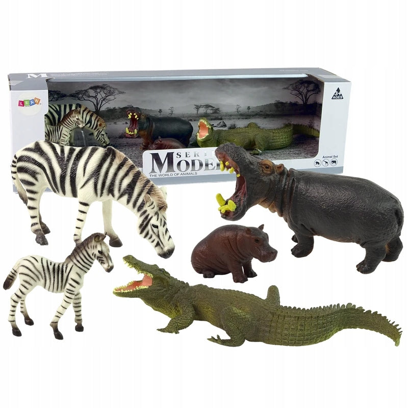 Figūrėlių rinkinys Afrikos gyvūnai Lean Toys