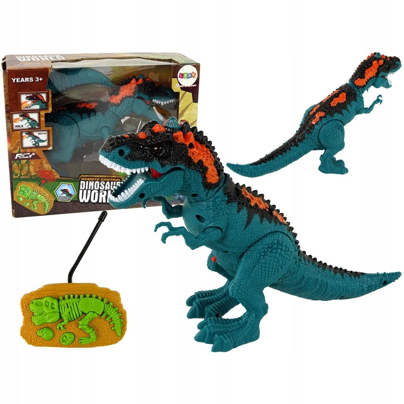 Nuotoliniu būdu valdomas dinozauras Lean Toys, mėlynas