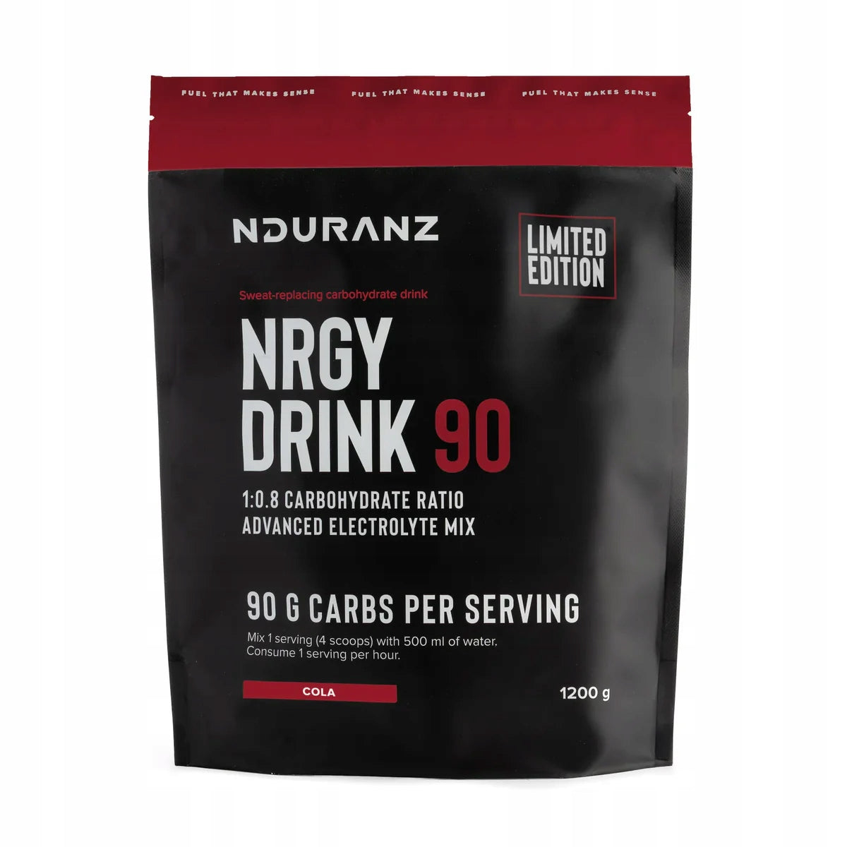 NDURANZ NRGY DRINK 90 1200G COLA HIGH CARB DRINK