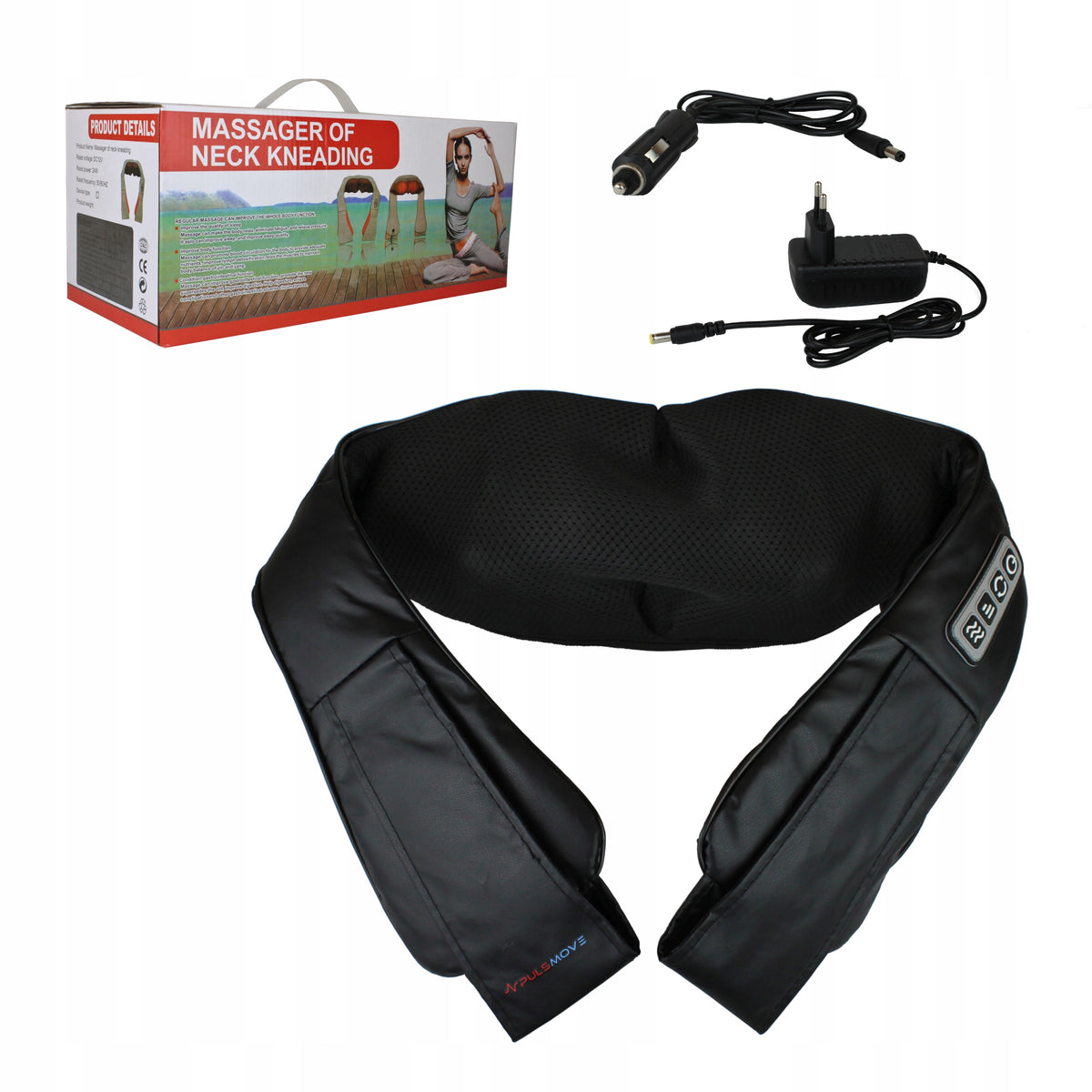 NECK AND NECK MASSAGER SHIATSU MASSAGE PULSMOVE RELIEF FOR YOUR MUSCLES