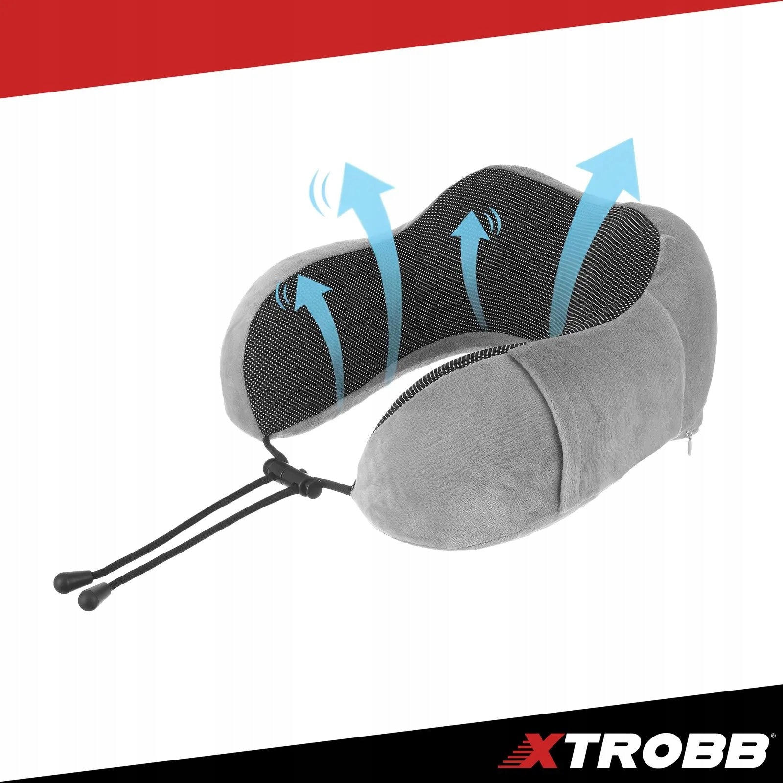 NECK CROISSANT TRAVEL PILLOW FOR CAR Manufacturer code Poduszka podróżna 3D Xtrobb 26087