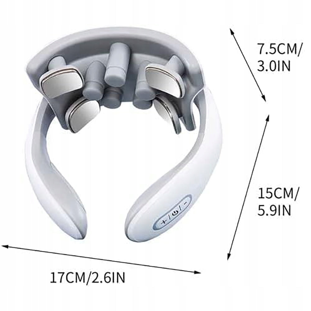 NECK MASSAGE DEVICE, ELECTRIC MASSAGE DEVICE WITH HEAT Packaging status original