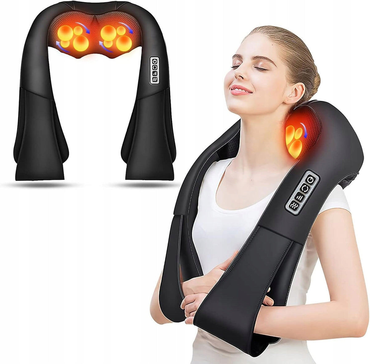 NECK MASSAGE DEVICE, NECK MASSAGE DEVICE, FOR PAIN RELIEF Packaging status original