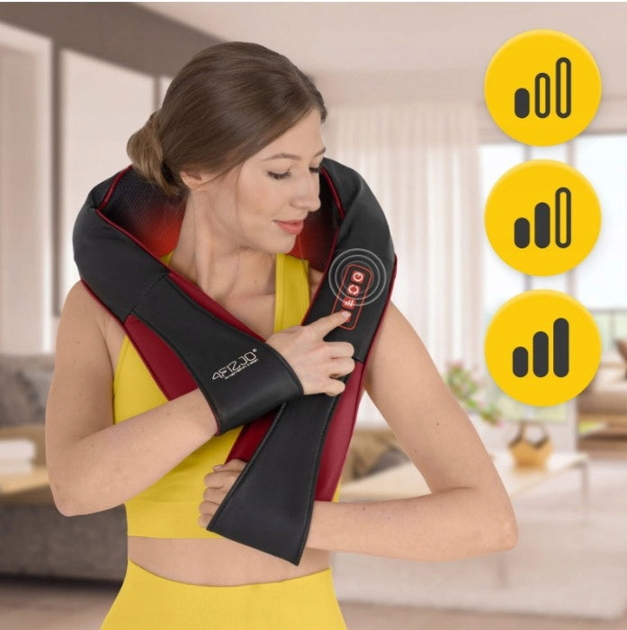 NECK MASSAGER BACK BODY MASSAGE BELT SHIATSU PRO 4FIZJO Cherry Manufacturer code NM02