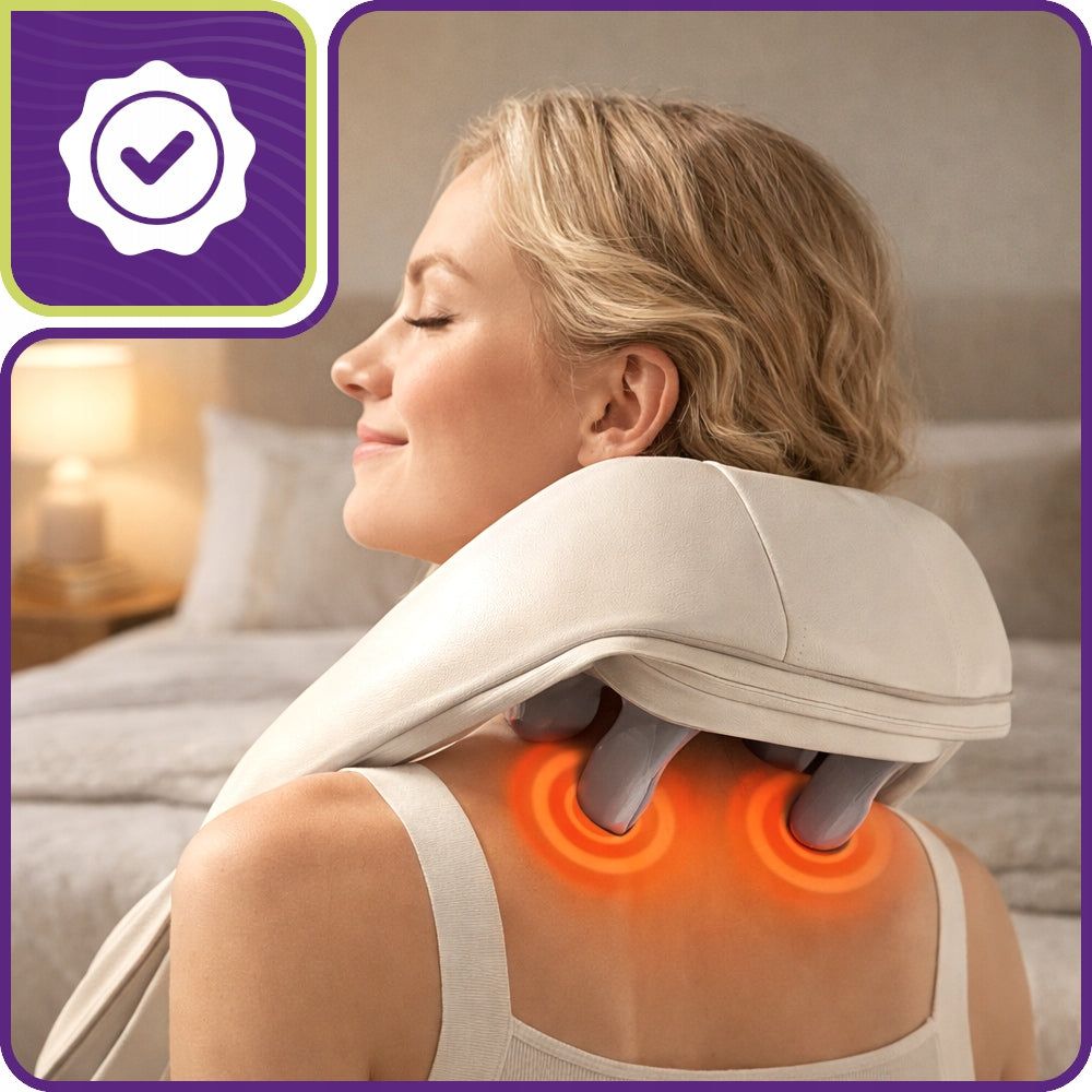 NECK MASSAGER BACK BODY SHIATSU MASSAGE BELT WARMING Manufacturer code ROZGRZEWAJĄCY NA KARK PAS GRZEJĄCY MASUJĄCY