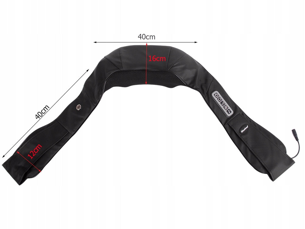 NECK MASSAGER BACK NECK BODY MASSAGE BELT SHIATSU RELAXATION PILLOW Brand Verk Group