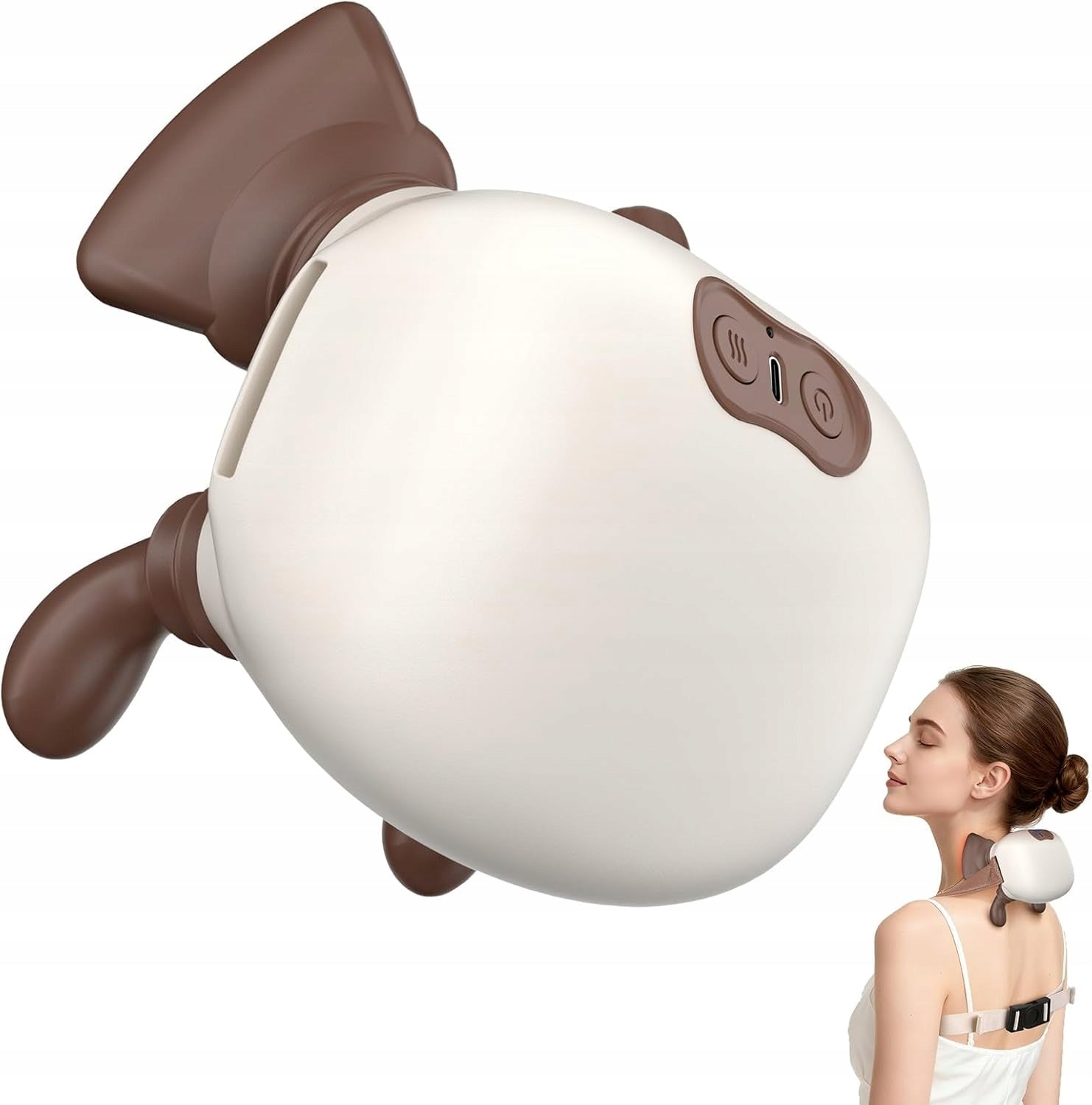 NECK MASSAGER, ELECTRIC SHIATSU MASSAGER, 4D SHIATSU NECK MASSAGER