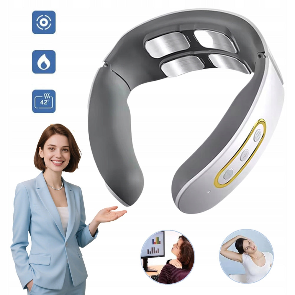 NECK MASSAGER, ELECTRIC WIRELESS NECK MASSAGER FOR SENIORS