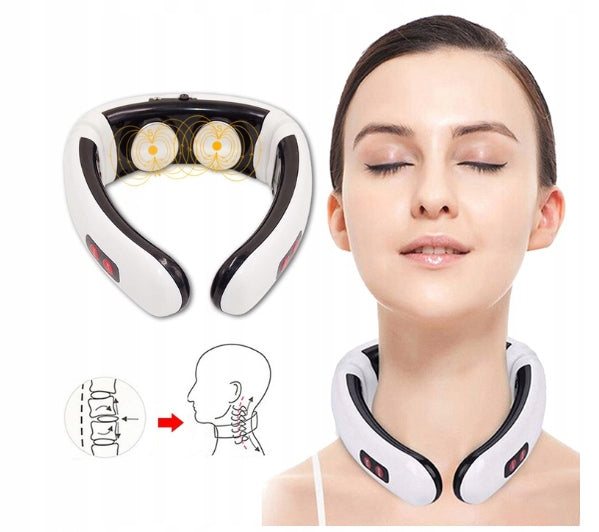 NECK MASSAGER ELECTROSTIMULATOR BACK NECK SHOULDERS Packaging status original