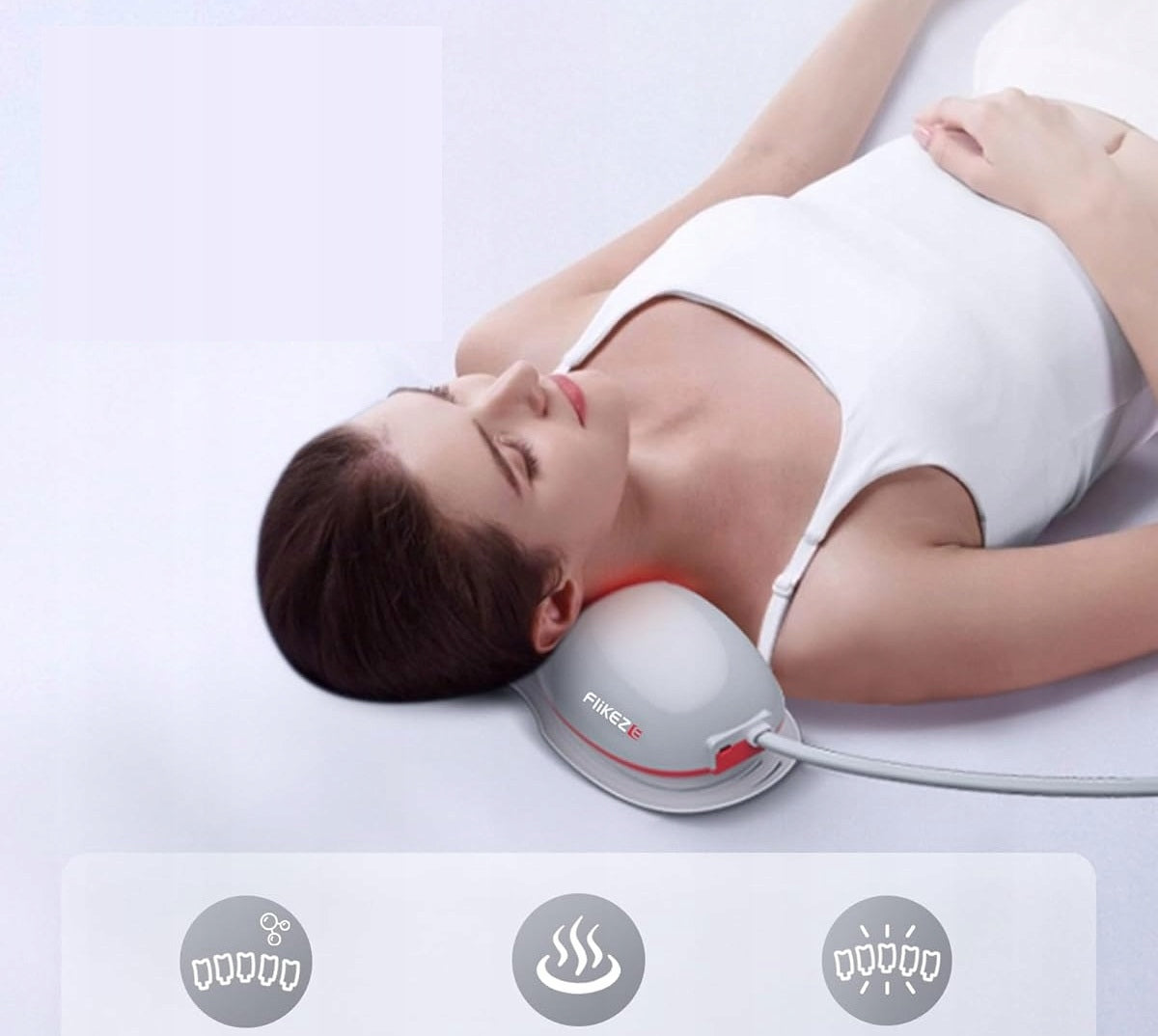 NECK MASSAGER FLIKEZE HEATED TRACTION DEVICE WITH LIGHT THERAPY Manufacturer code 5904567857464