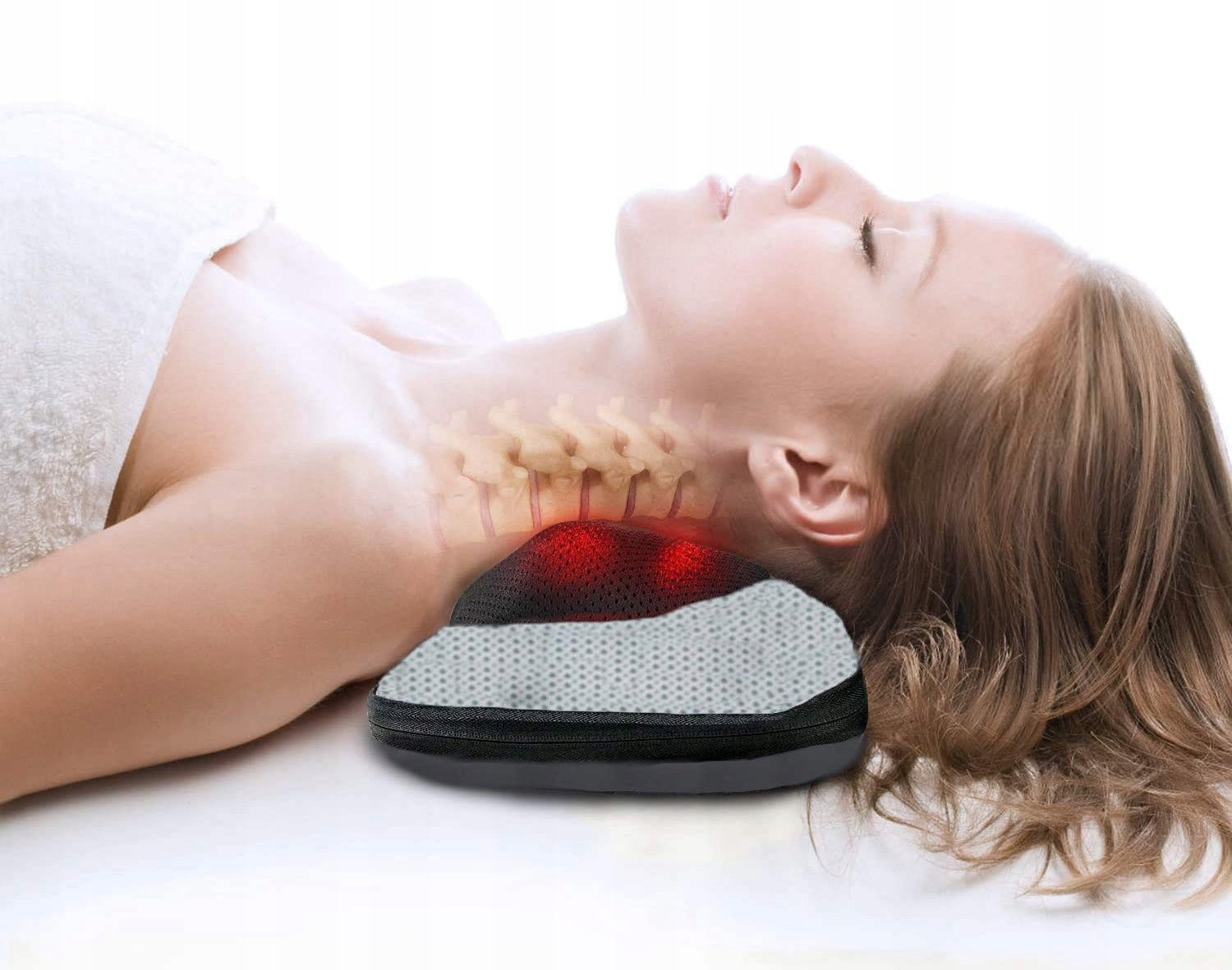 NECK MASSAGER FOR MASSAGE SHIATSU MASSAGE PILLOW Packaging status original