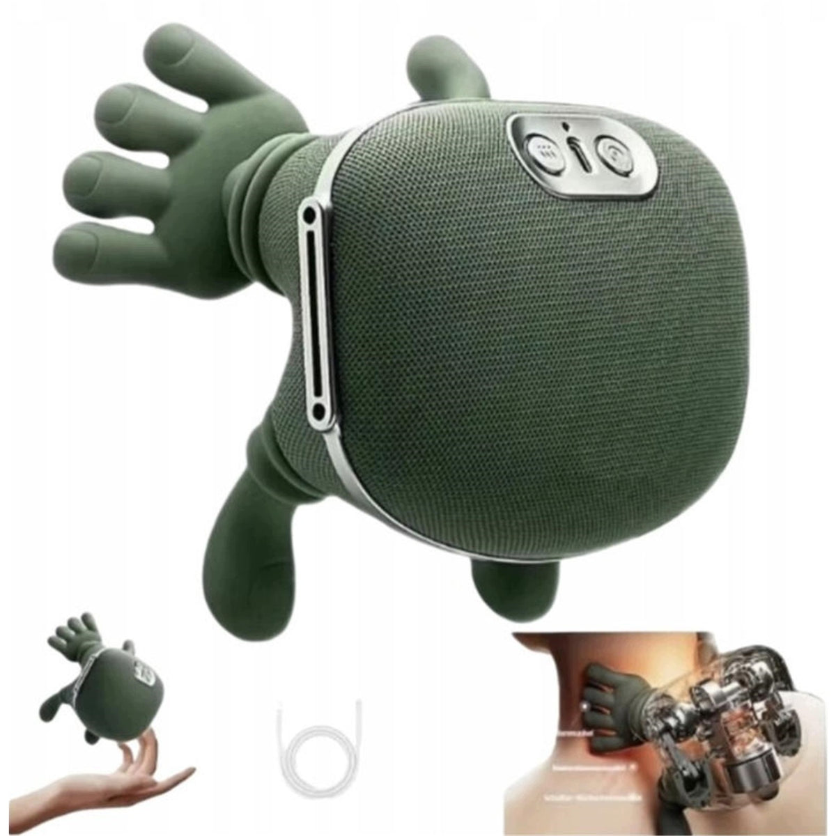 NECK MASSAGER MULTI-HEAD WIRELESS FASCIA MASSAGE GUN 4D Brand no brand