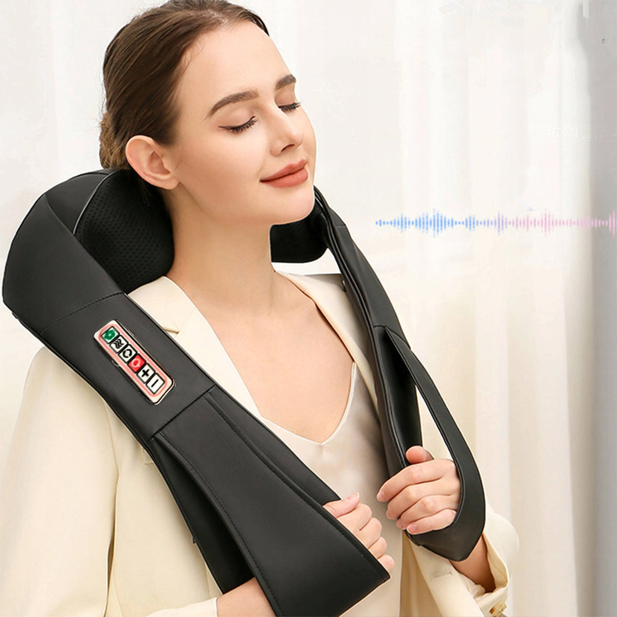 NECK MASSAGER NECK BACK SHIATSU SPRING HEADS FOR MASSAGE Medical device no