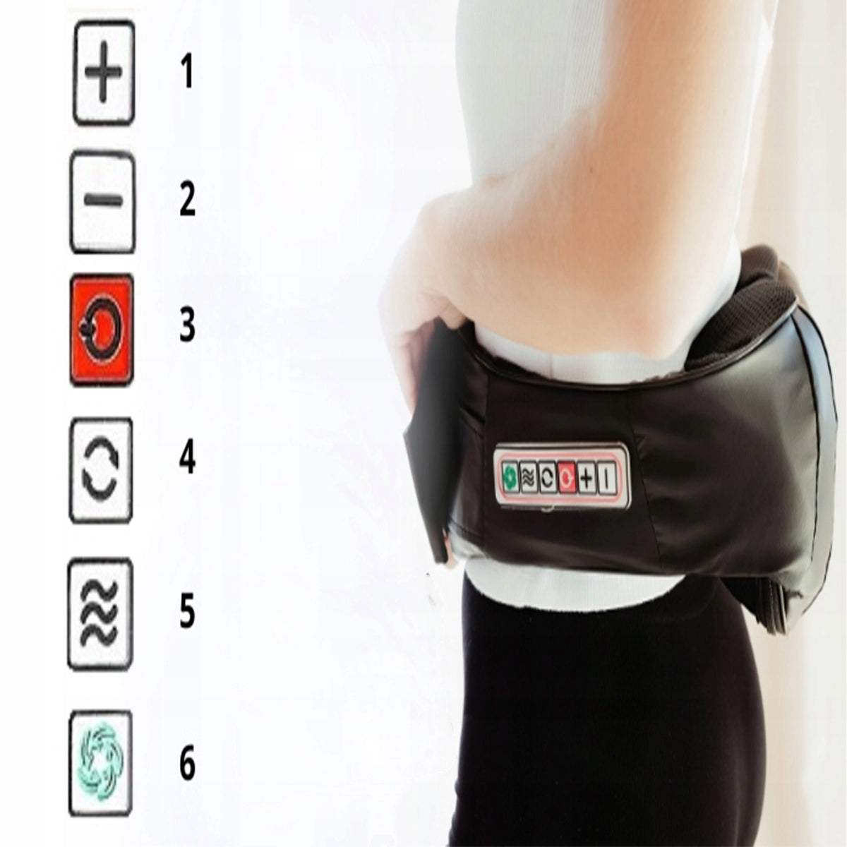 NECK MASSAGER NECK BACK SHIATSU SPRING HEADS FOR MASSAGE Packaging status original