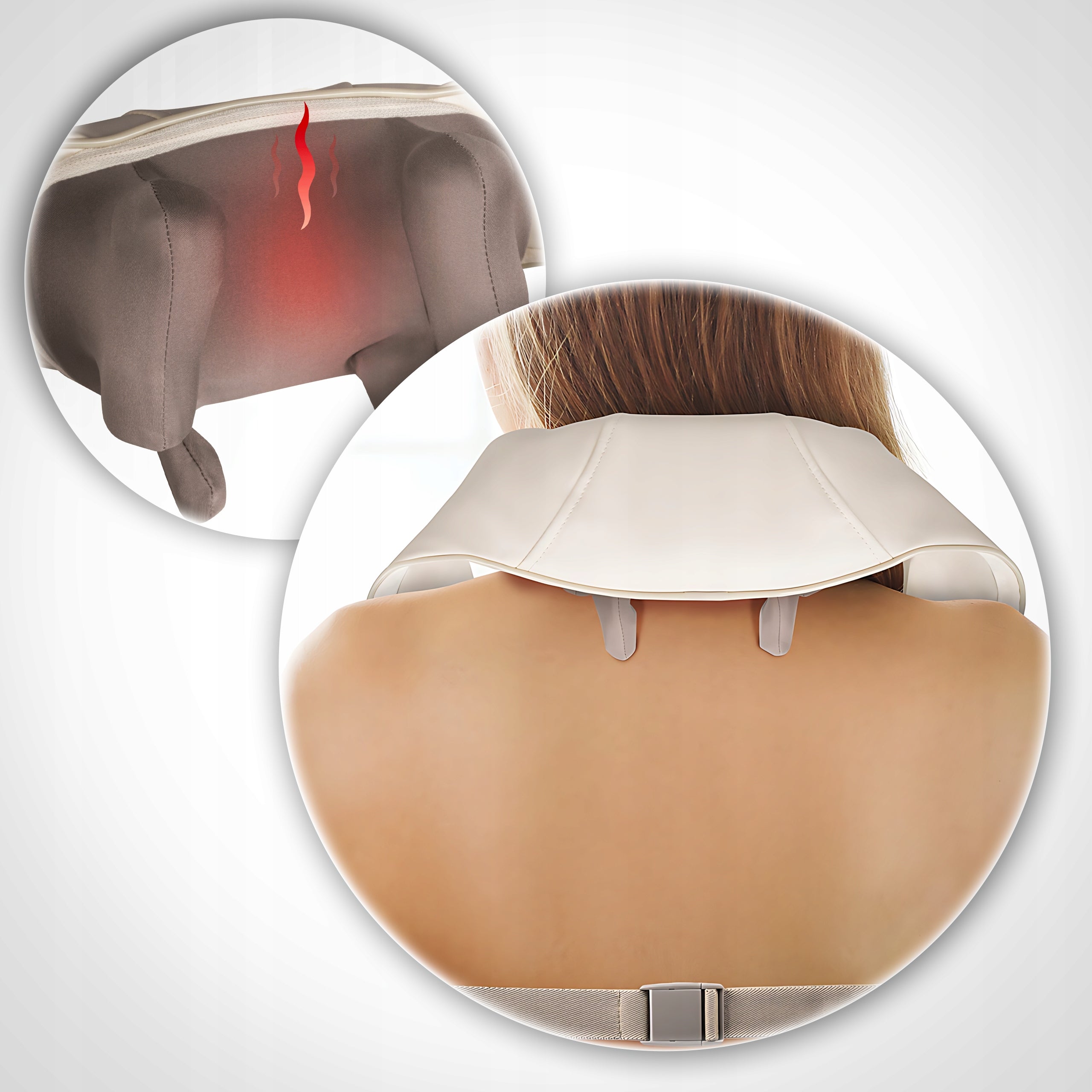 NECK MASSAGER NECK SHOULDER MASSAGE WIRELESS ZAM RELAXATION HEATING USB-C Medical device no