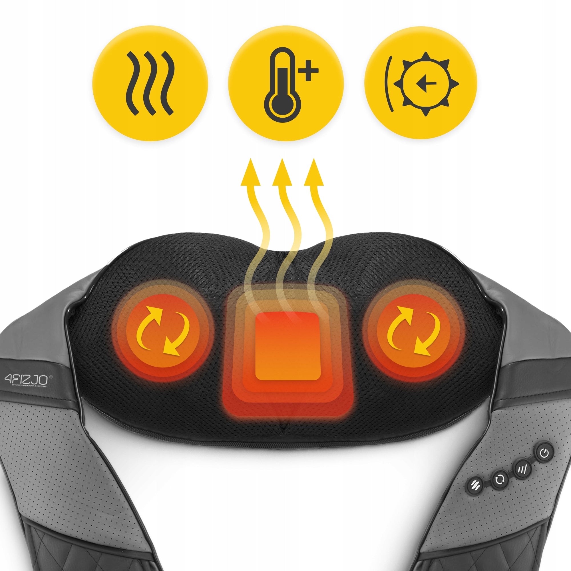 NECK MASSAGER SHIATSU LUXURY+ MASSAGE HEATING ELEGANT BAG SET Medical device no
