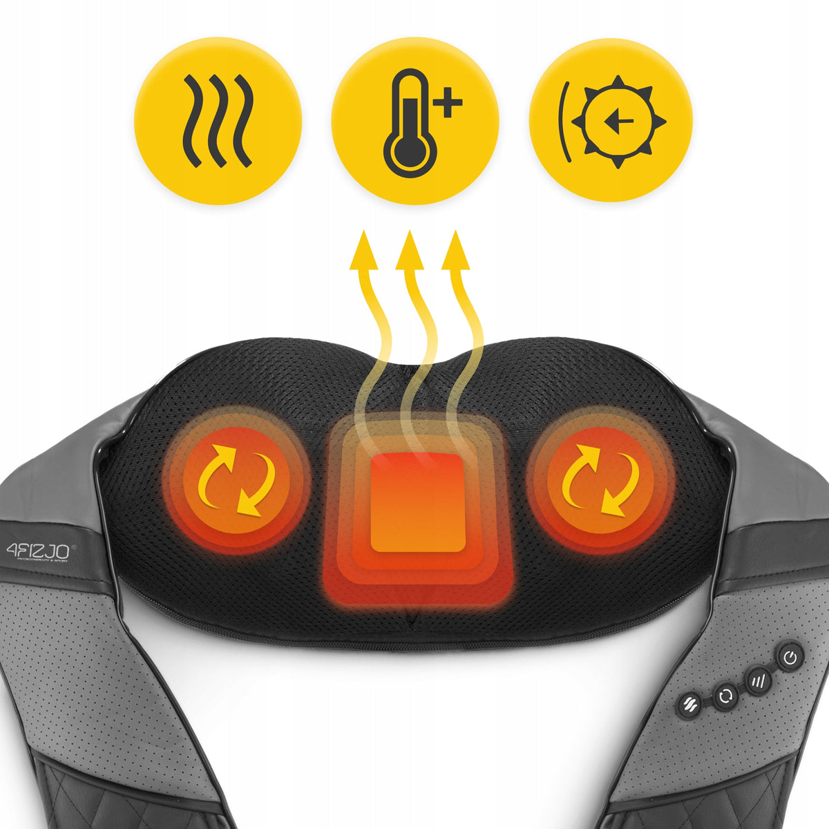 NECK MASSAGER SHIATSU LUXURY+ MASSAGE HEATING ELEGANT BAG SET Medical device no