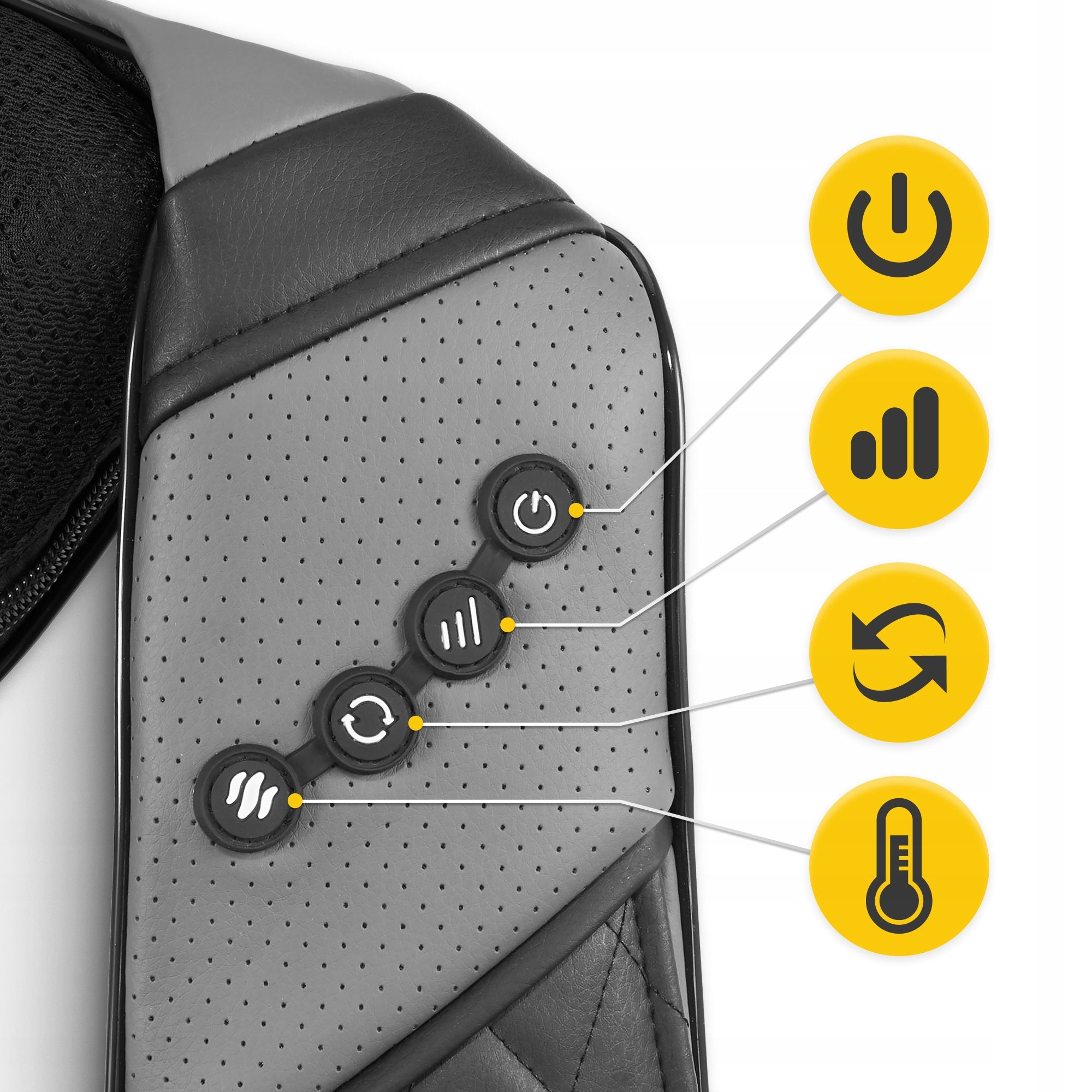NECK MASSAGER SHIATSU LUXURY+ MASSAGE HEATING ELEGANT BAG SET Packaging status original